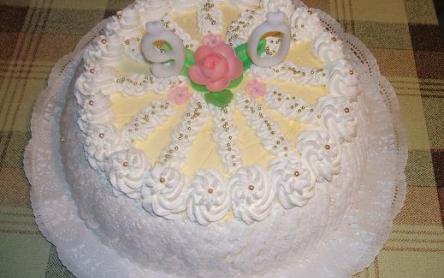Oroszkrém torta Oroszkrém torta