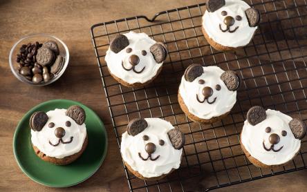 Panda muffinok Panda muffinok