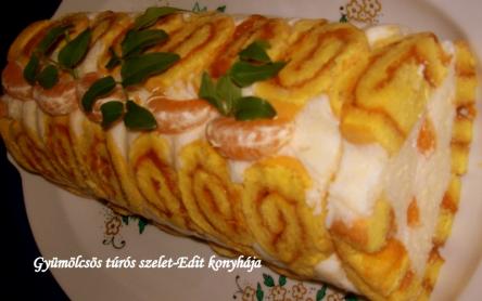 Gyümölcsös, túrós őzgerinc Gyümölcsös, túrós őzgerinc