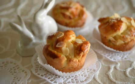Barackos fonott kalács muffin Barackos fonott kalács muffin