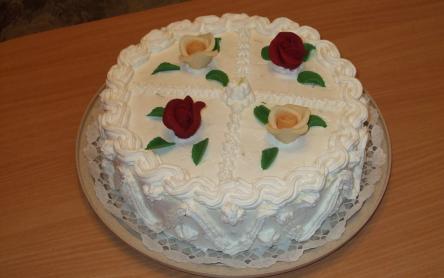 Oroszkrém torta Oroszkrém torta