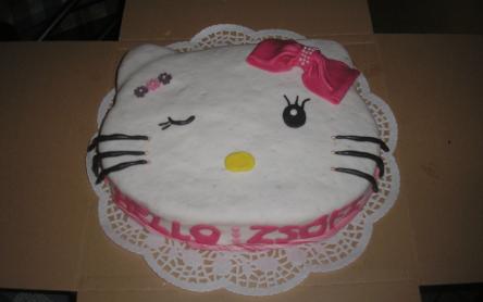 Hello Kitty-s szülinapi torta Hello Kitty-s szülinapi torta
