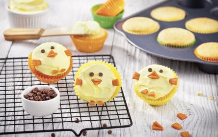 Húsvéti kiscsibe muffin Húsvéti kiscsibe muffin