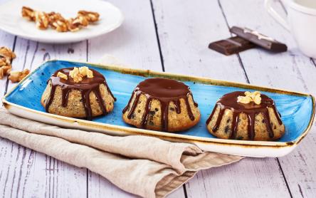 Túrós-diós-csokis muffin Túrós-diós-csokis muffin