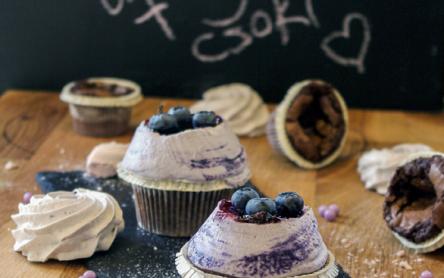 Áfonyás-csokis cupcake Áfonyás-csokis cupcake