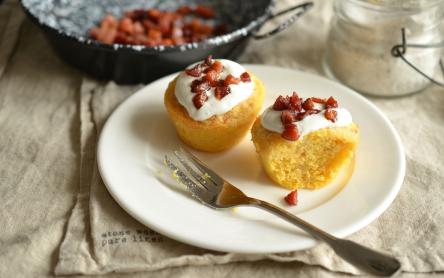 Polentás vagy puliszkás muffin Polentás vagy puliszkás muffin