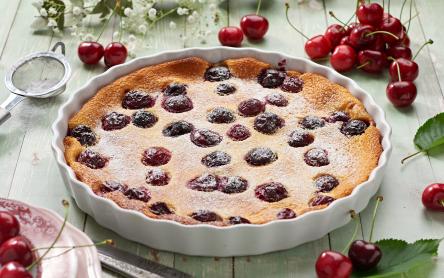 Cseresznyés clafoutis (tejespite) Cseresznyés clafoutis (tejespite)