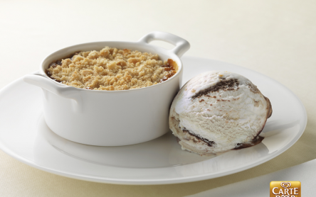 Morzsás-kompótos crumble Morzsás-kompótos crumble