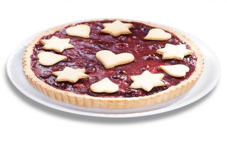 Meggyes linzertorta Meggyes linzertorta