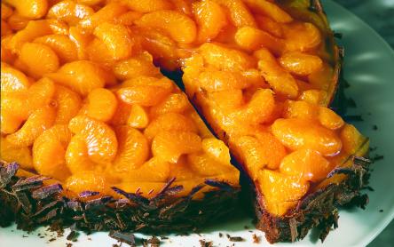 Csokoládétorta mandarinnal Csokoládétorta mandarinnal