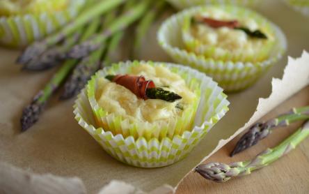 Spárgás muffin Spárgás muffin