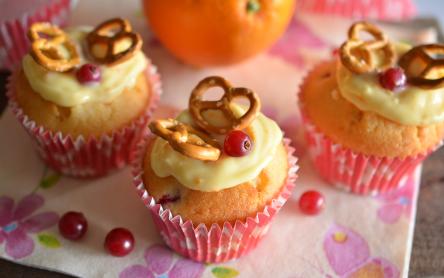Ribizlis, narancskrémes pereclepkés muffin Ribizlis, narancskrémes pereclepkés muffin