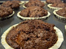 Csokoládés-sárgabarackos muffin Csokoládés-sárgabarackos muffin
