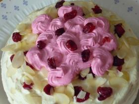 Aszalt áfonyás mascapone torta mákos piskótával Aszalt áfonyás mascapone torta mákos piskótával
