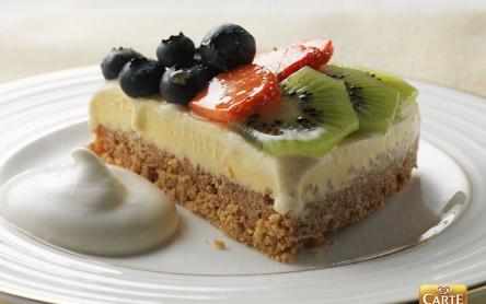 Gyümölcsös flan Gyümölcsös flan