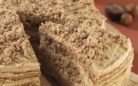 Diós gesztenyetorta Diós gesztenyetorta
