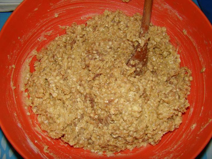 Zabpelyhes cookie elkészítés 1. lépés képe Zabpelyhes cookie elkészítés 1. lépés képe