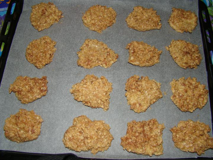 Zabpelyhes cookie elkészítés 2. lépés képe Zabpelyhes cookie elkészítés 2. lépés képe
